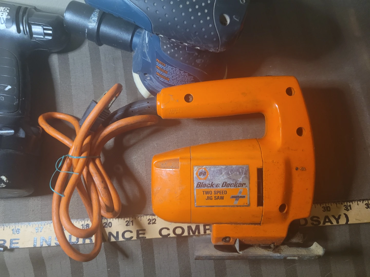 Bosch 5" electric orbital sander Black Decker two-speed jigsaw - photo 2