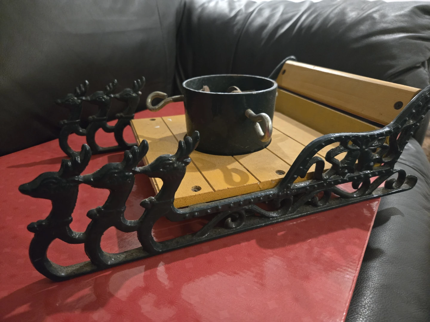 Vintage Sleigh Christmas Tree Stand