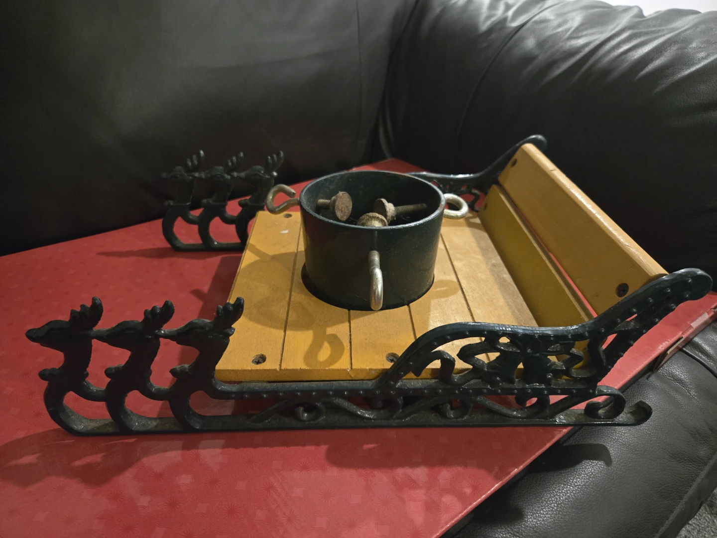 Vintage Sleigh Christmas Tree Stand - photo 2