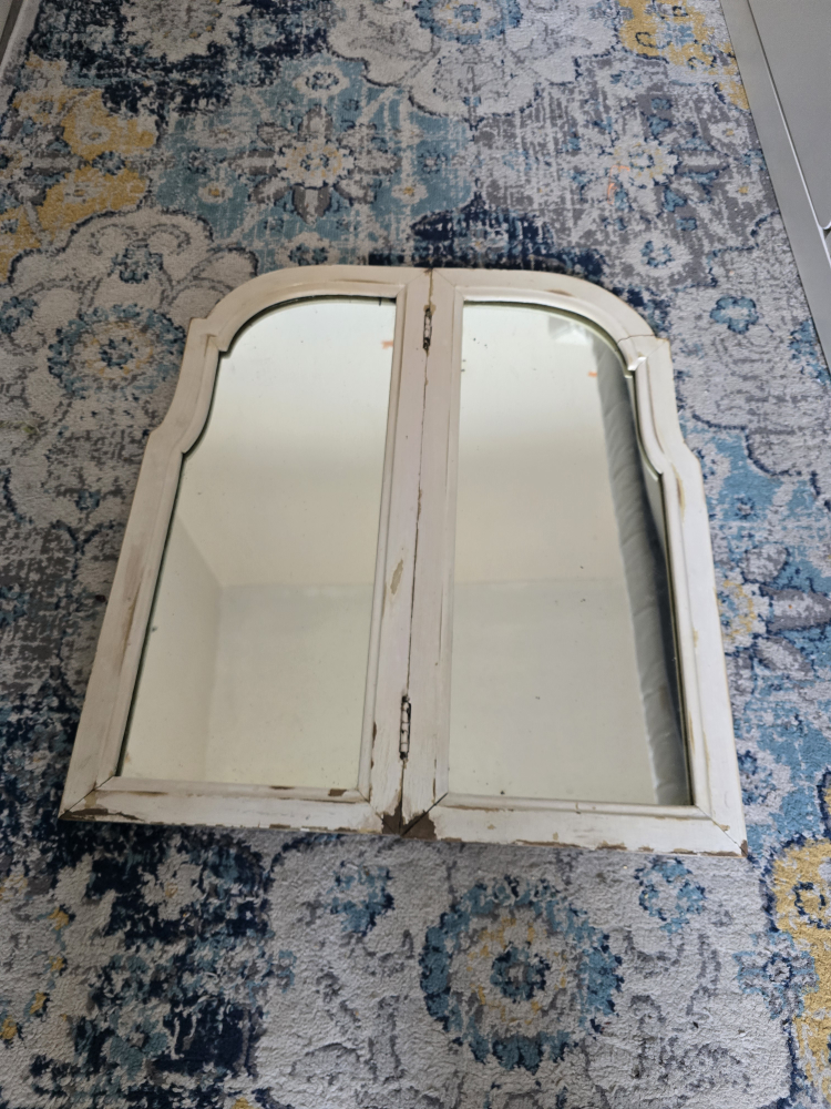 Vintage Double Folding Mirror - photo 2