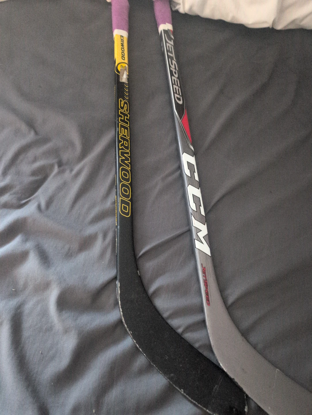 Sherwood and CCM mini stick Sticks