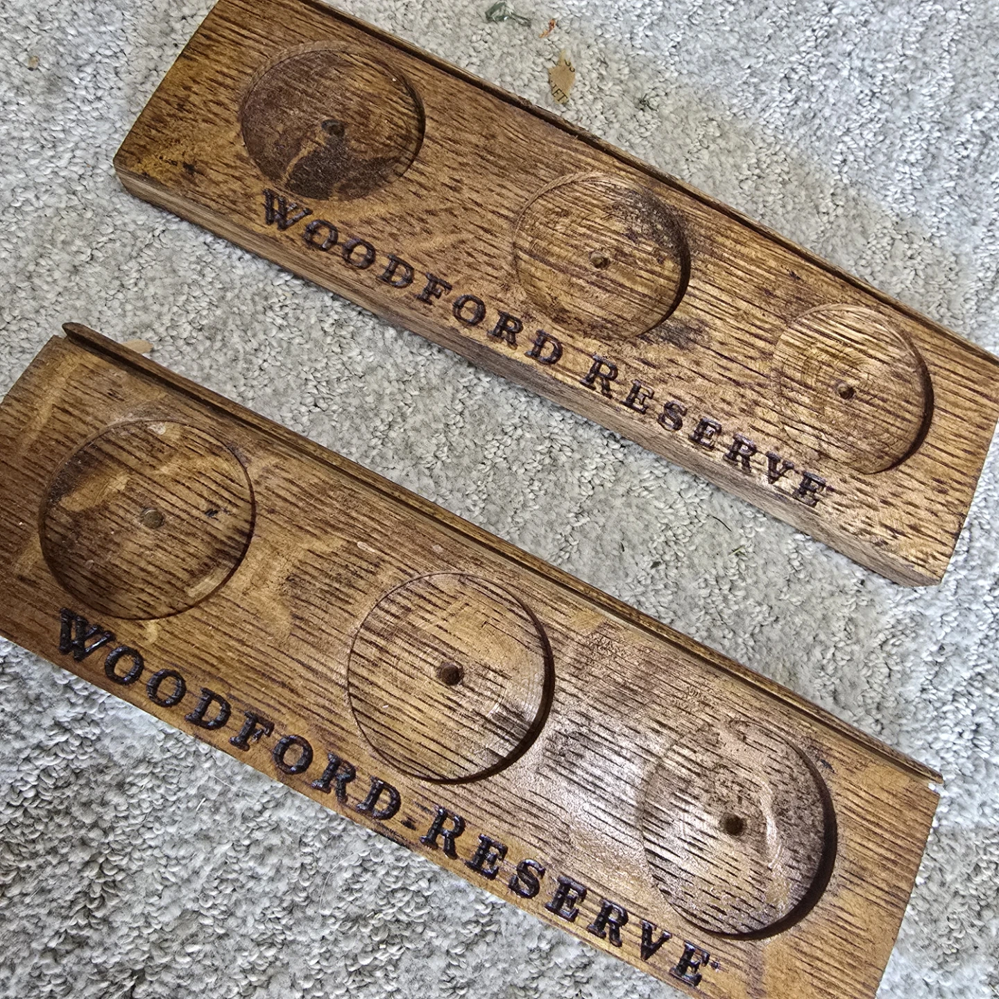 Woodford Reserve Wooden Shot Glass Holder