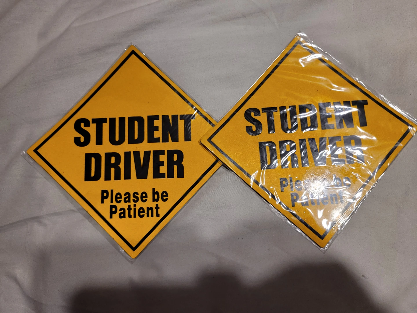 Student Driver Magnetic Signs - Pack of 2 ⚽