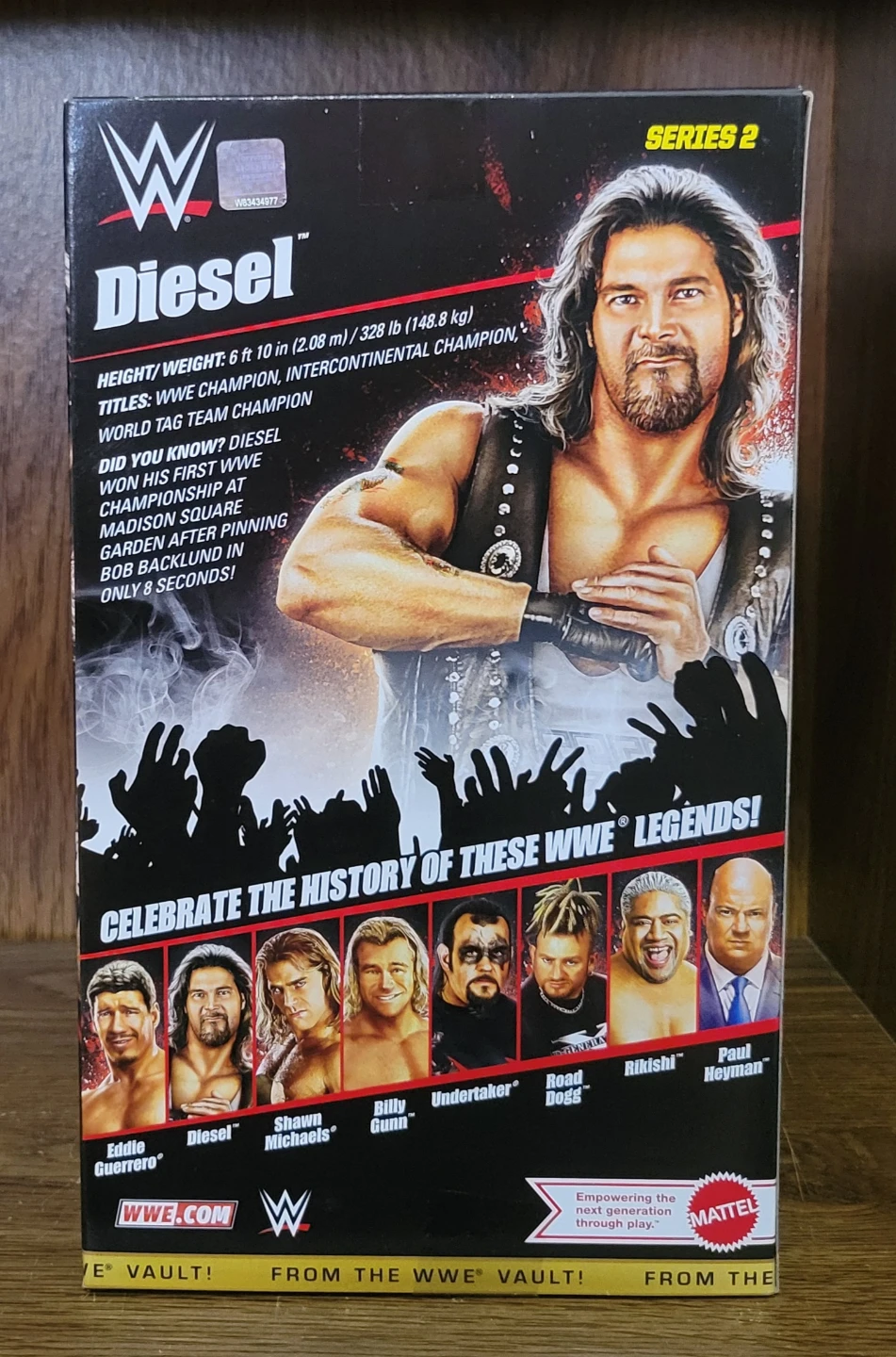 WWE Diesel Elite Collection Series 2 Winged Eagle & Tag Belts - photo 2