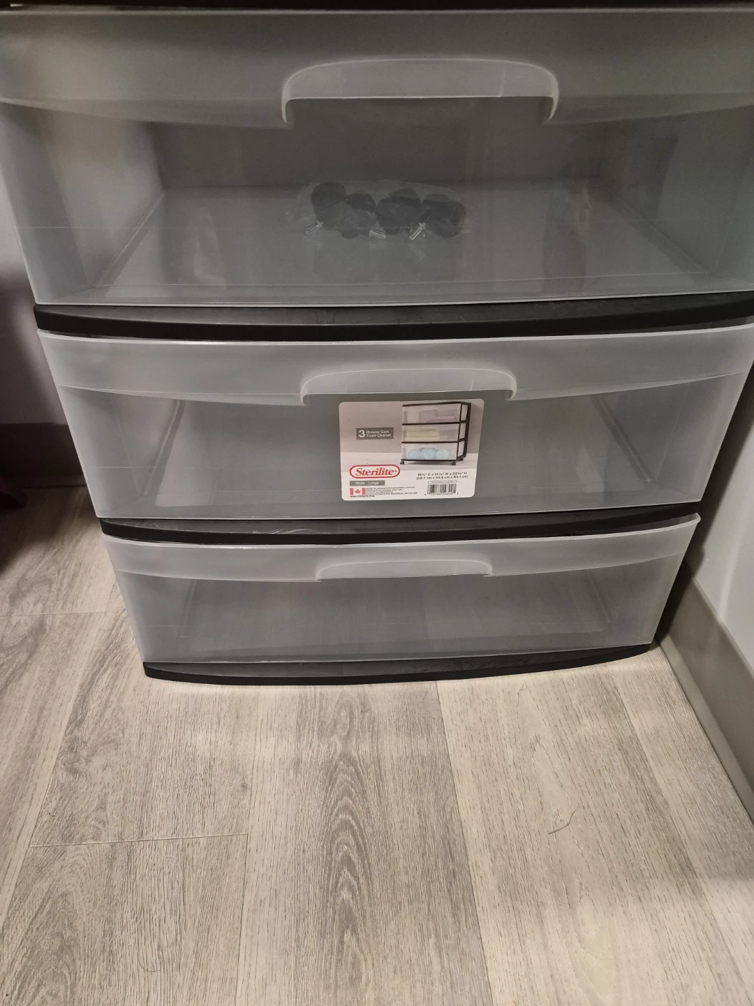 Sterilite 3 Drawer Cart