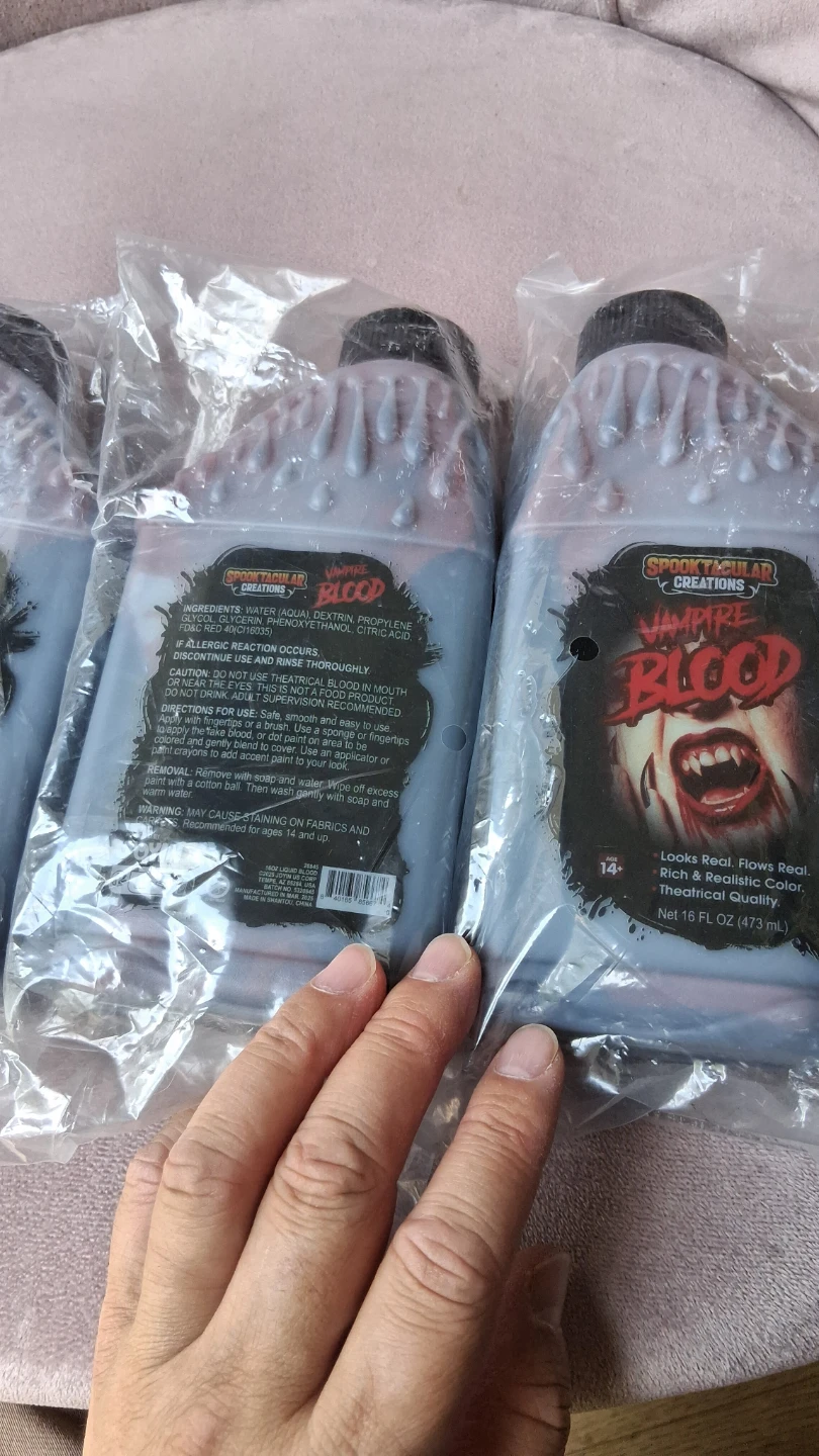 NEW Fake Blood movies filming 16oz 473ml theatre make up video - photo 3