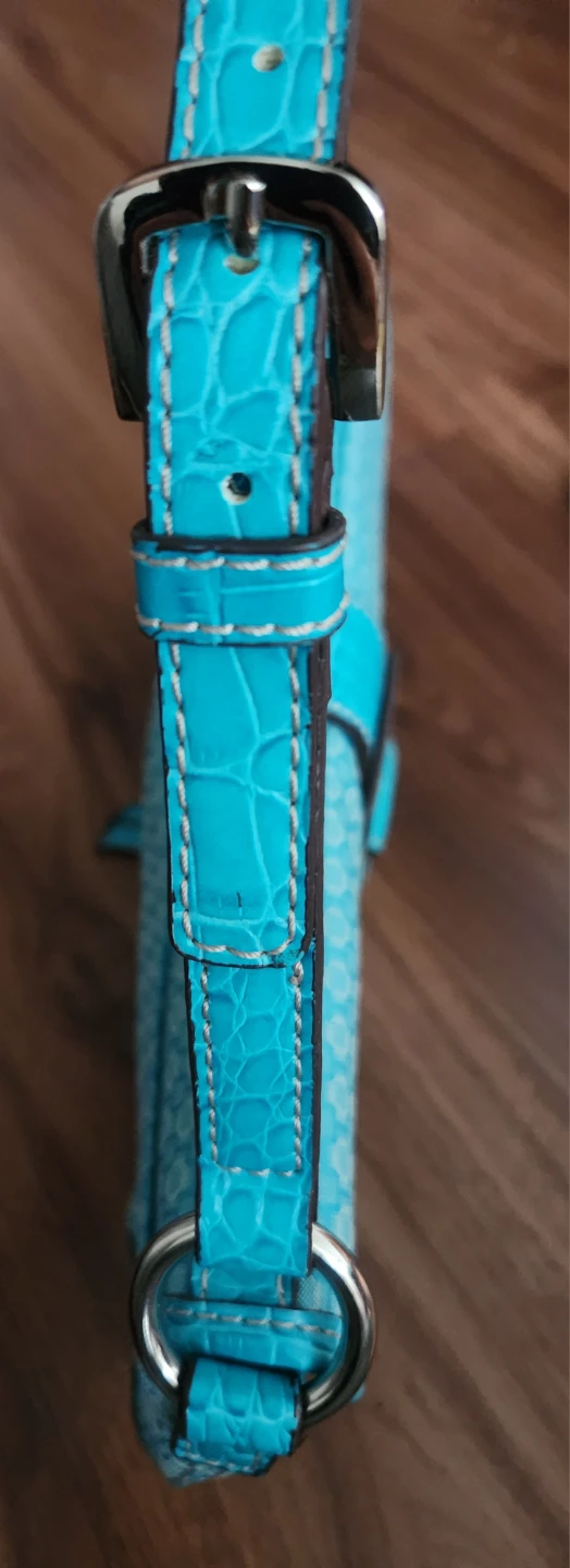 ⚽️ Nine West Blue Patterned Shoulder Bag with Matching Pouch - photo 5