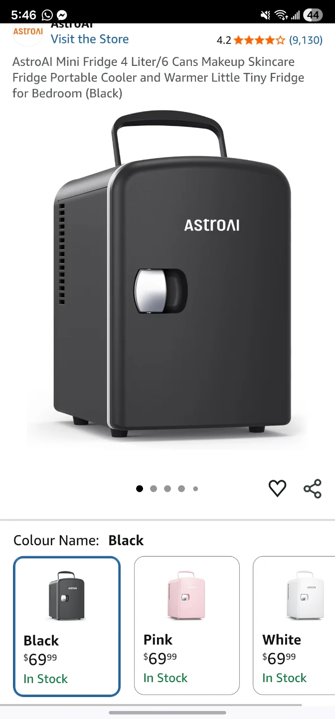 AstroAI 4L Mini Fridge