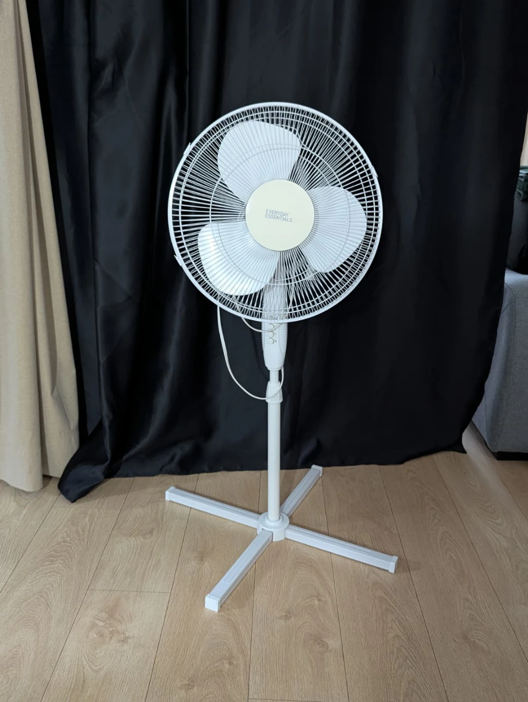 Everyday Essentials White Pedestal Fan