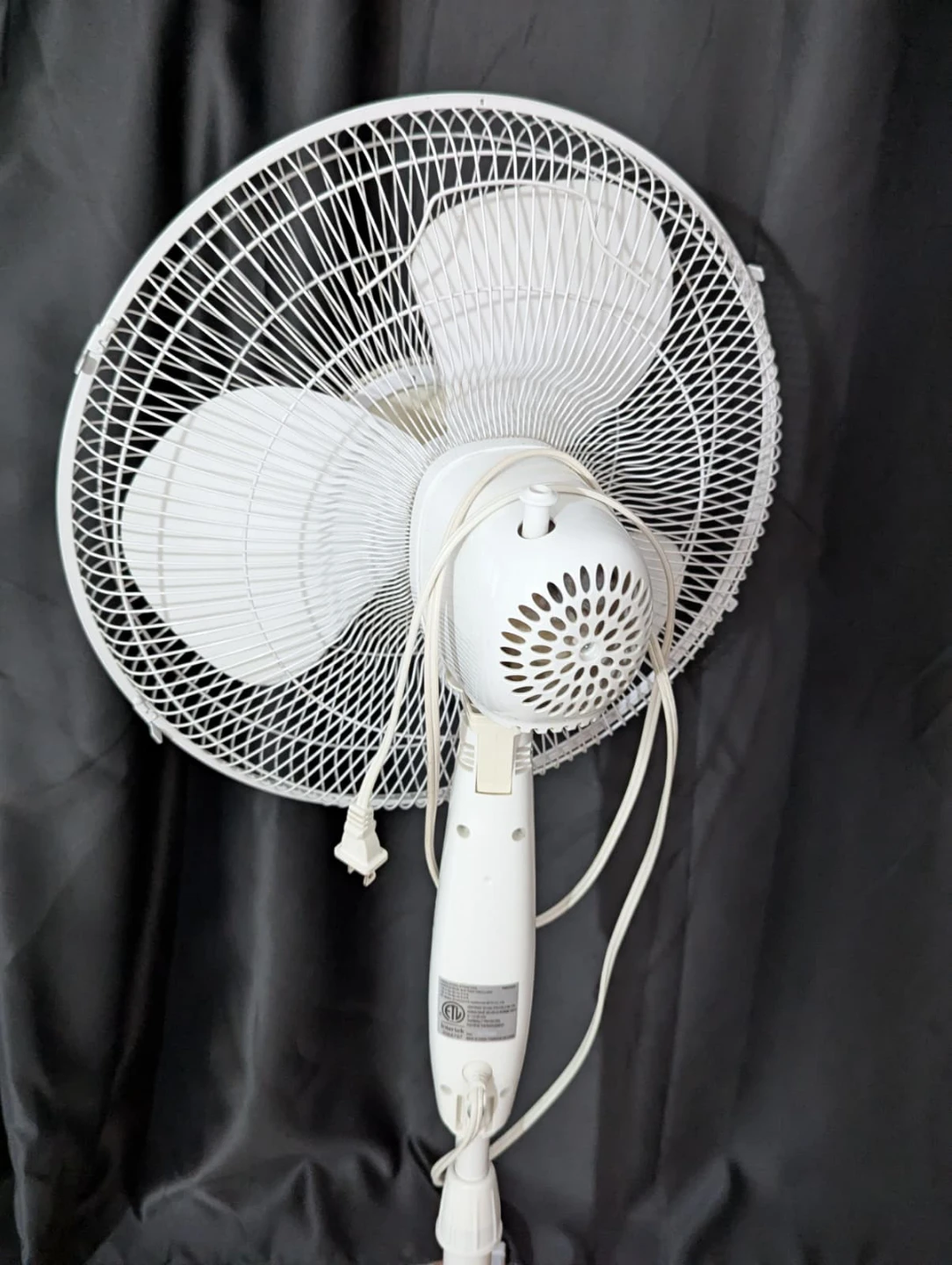 Everyday Essentials White Pedestal Fan - photo 4