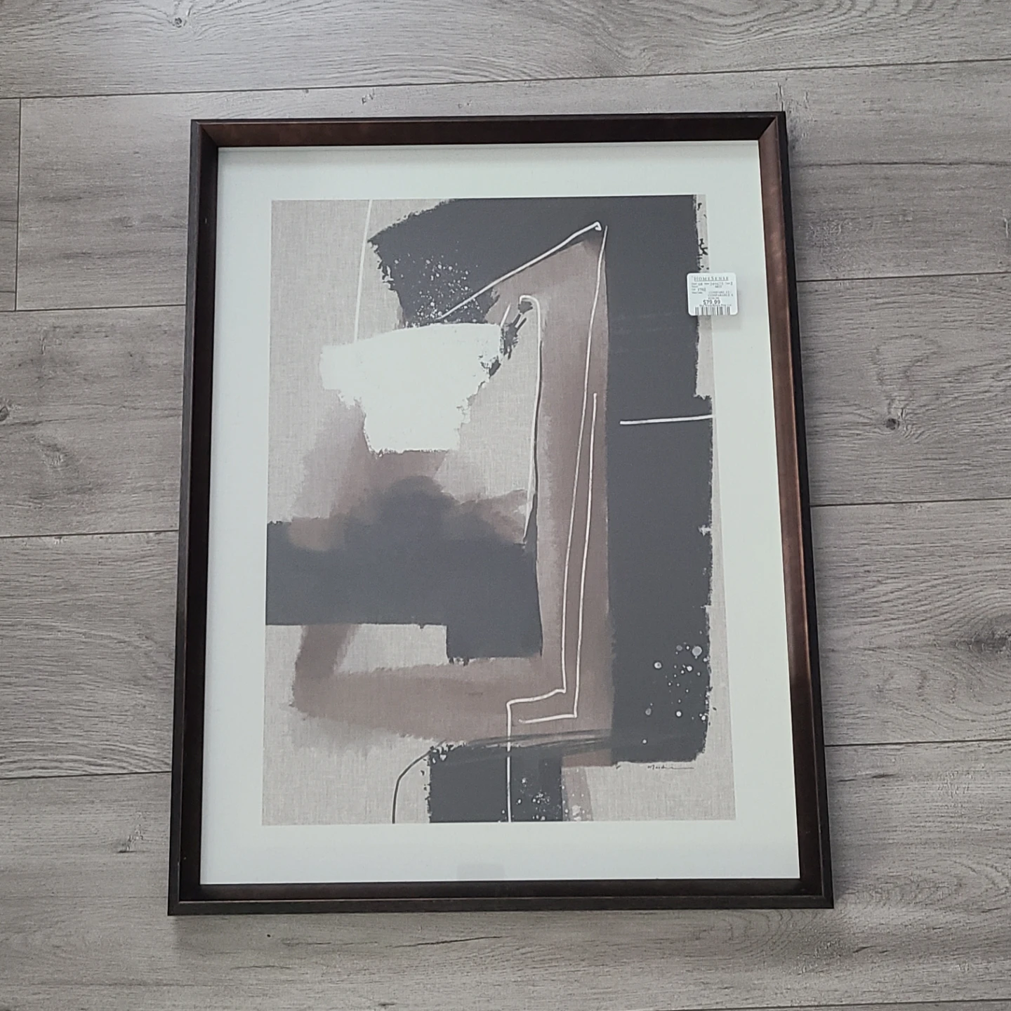 HomeSense Abstract Framed Wall Art