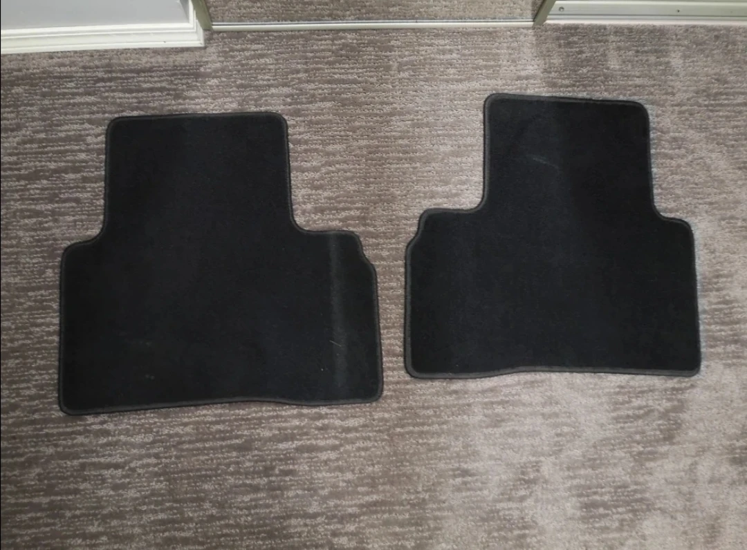 Floor Mats ~ Black ~ Vehicle Car Truck SUV Van