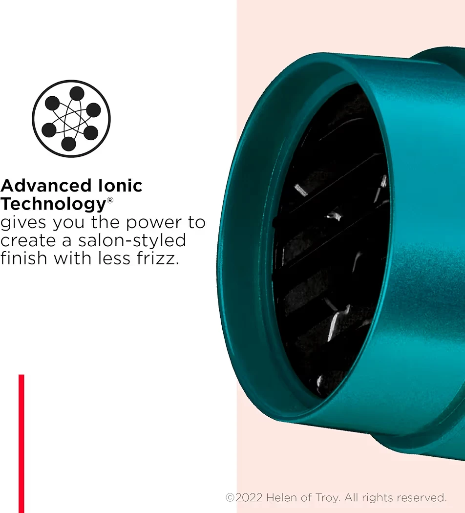 Revlon Teal Hair Dryer with Ionic & Ceramic Technology - photo 2