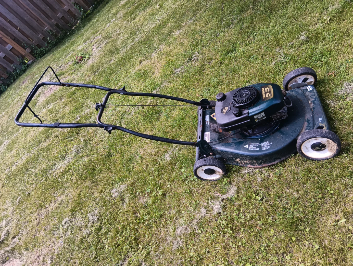 Craftsman 5.5 HP Push Mower - photo 4