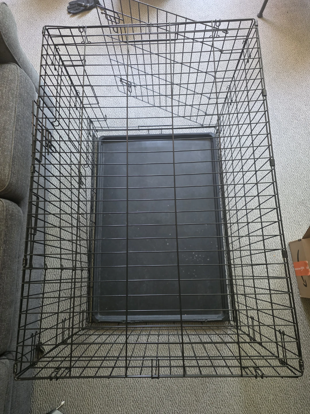 Wire Pet Crate with Tray - photo 2