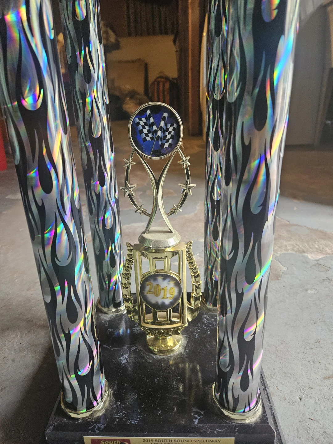 Large Trophy with Flame Design - photo 4