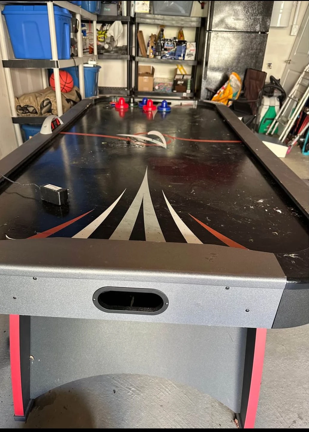 Air Hockey Table with Paddles and Pucks