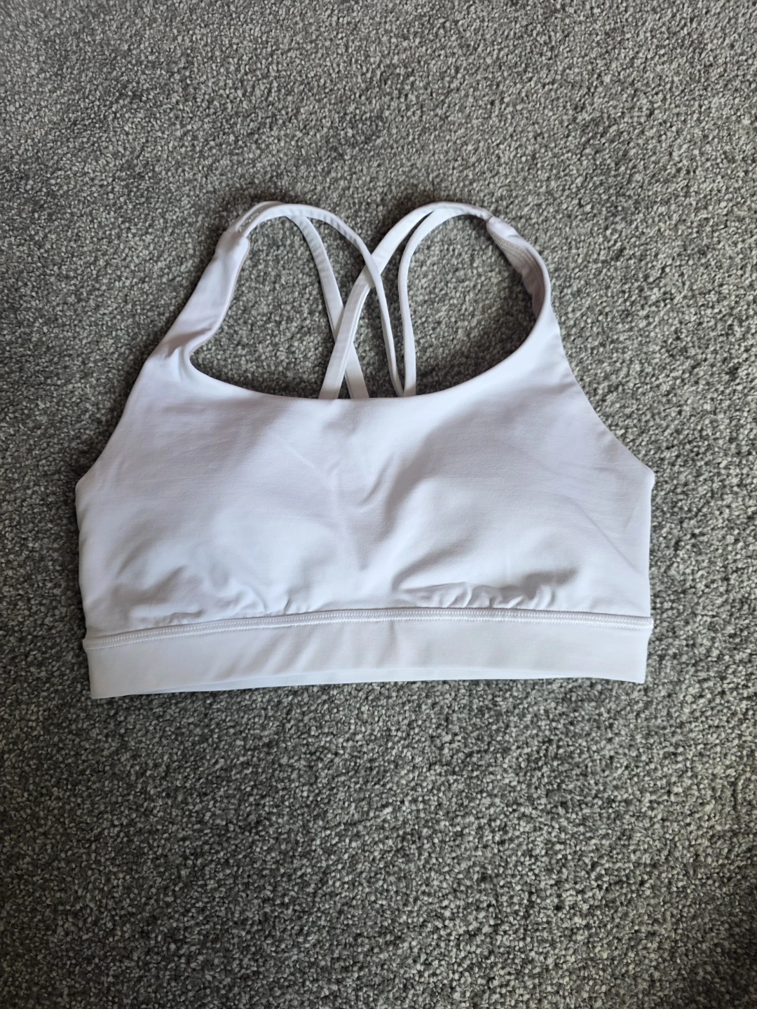 Lululemon White Sports Bra