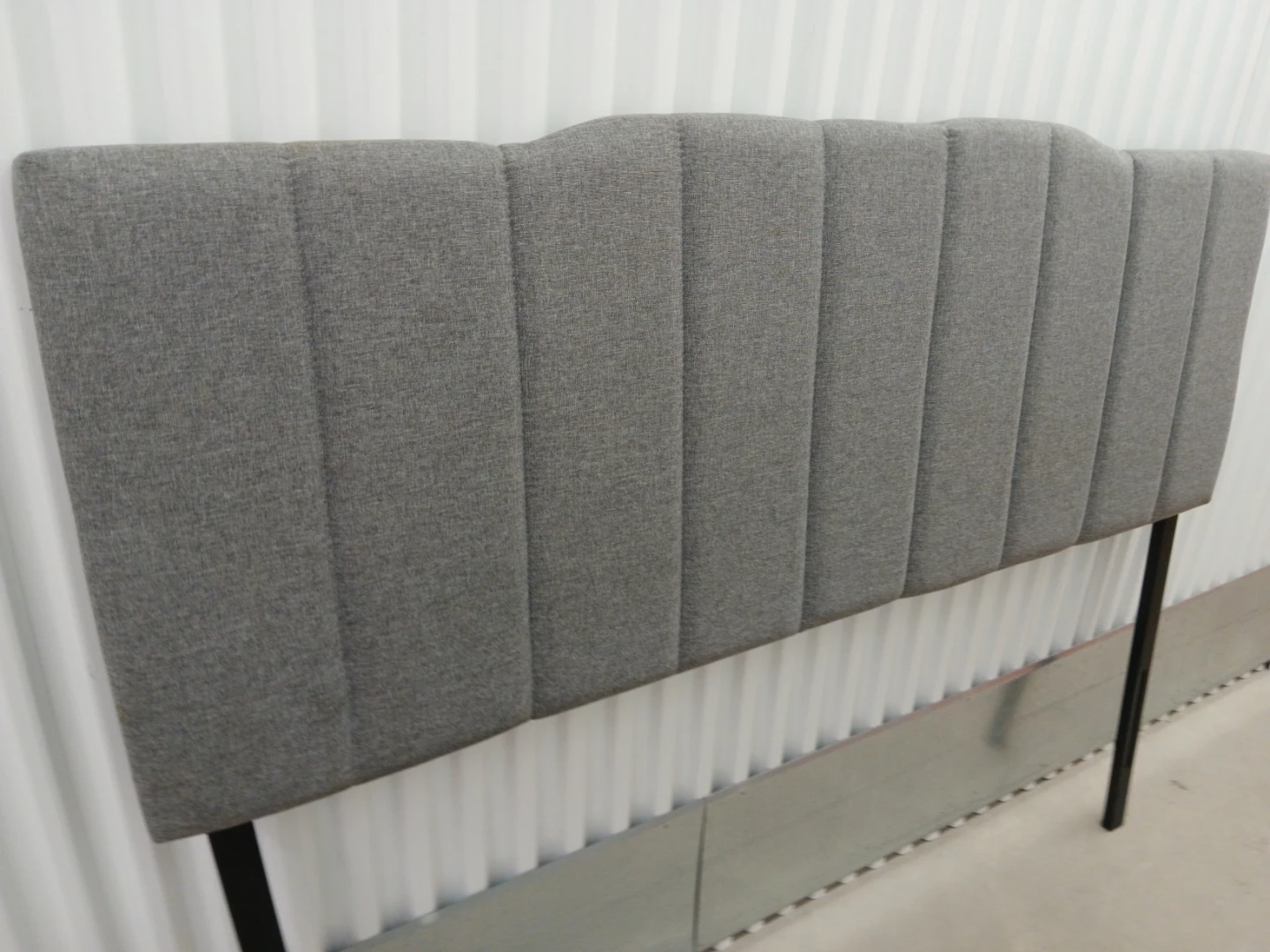 Gray Upholstered Headboard queen size - photo 2