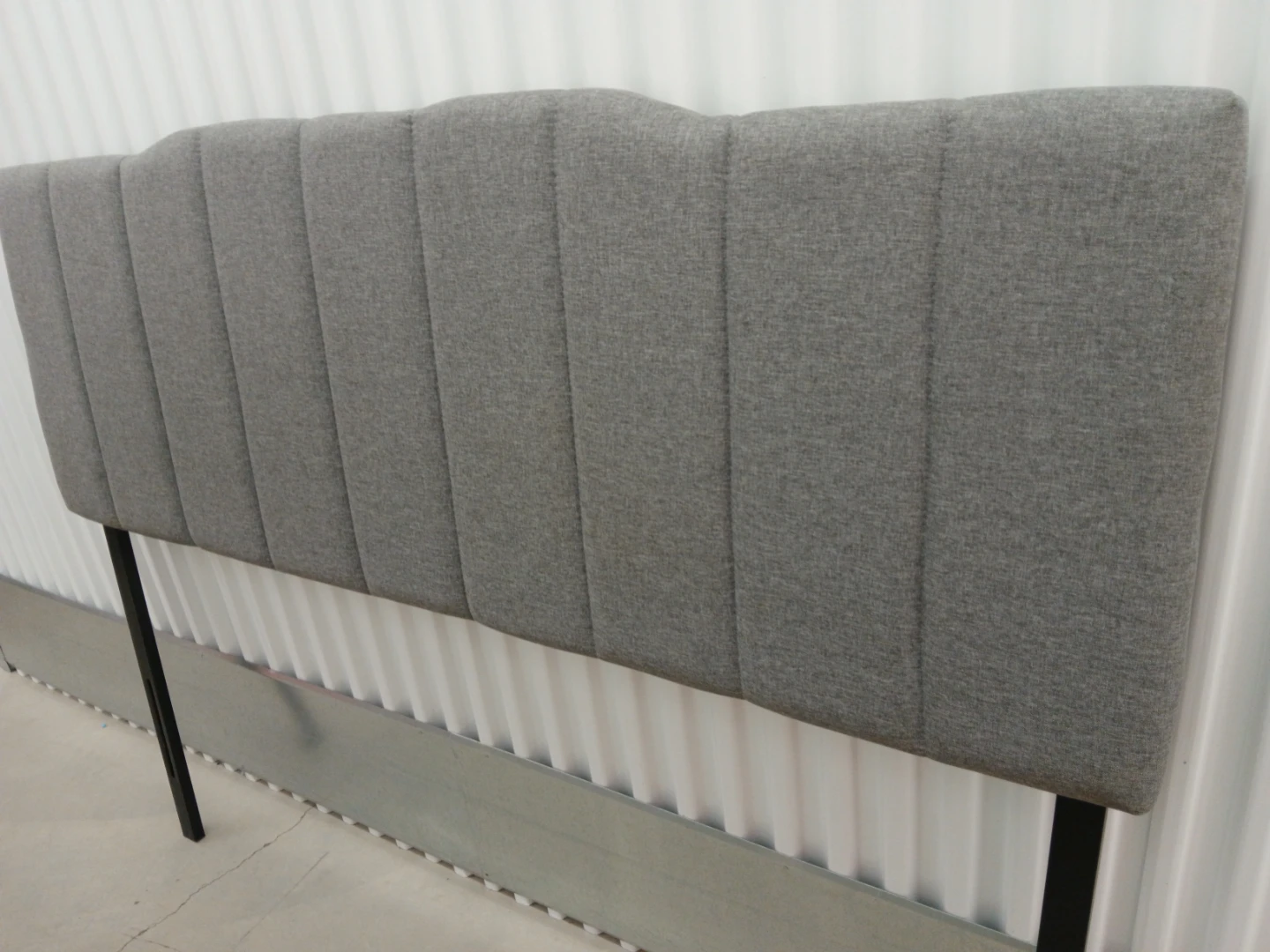 Gray Upholstered Headboard queen size - photo 5