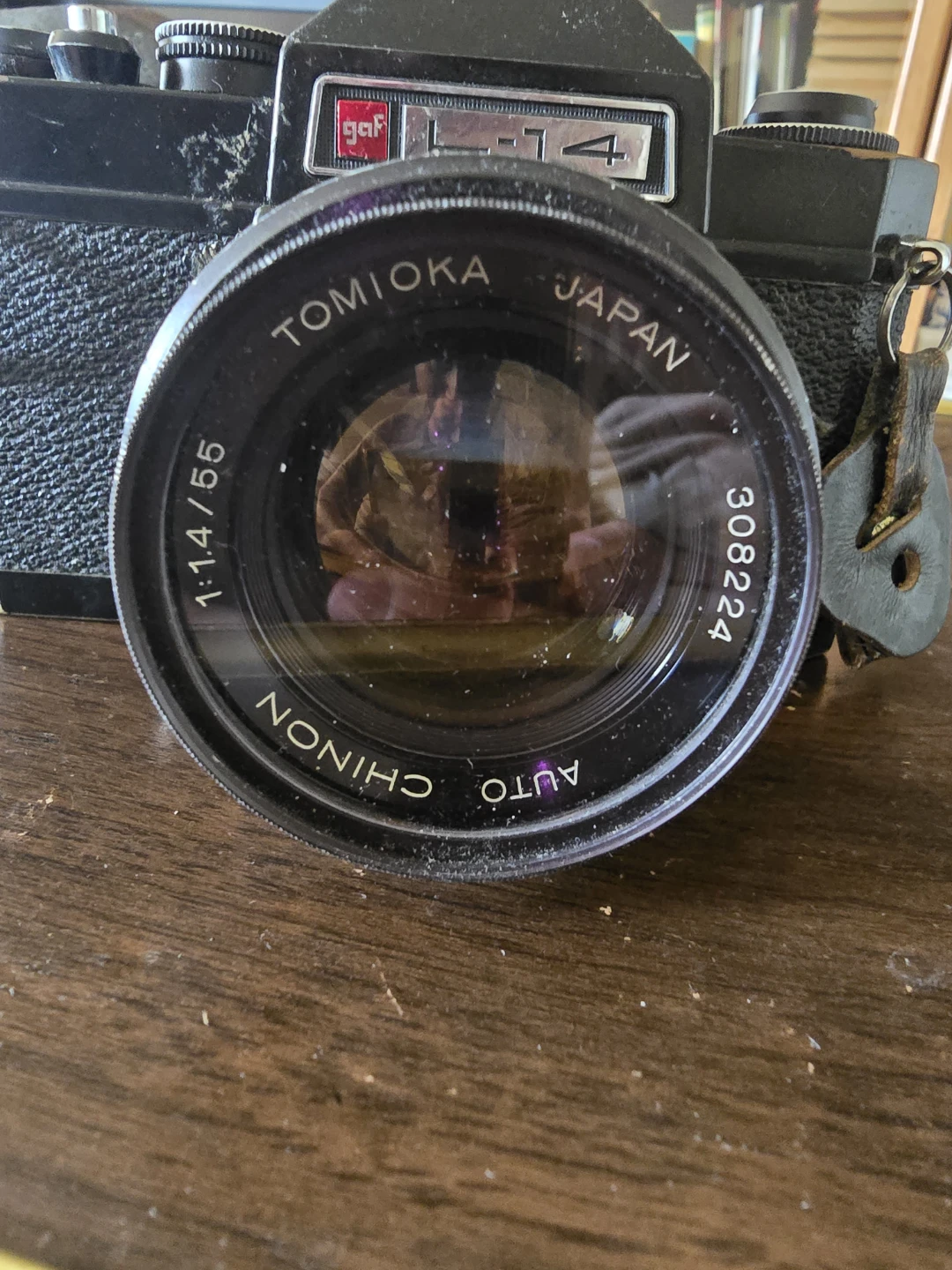 GAF 35mm SLR Camera with Tomioka 1:1.4/55 Lens - photo 3