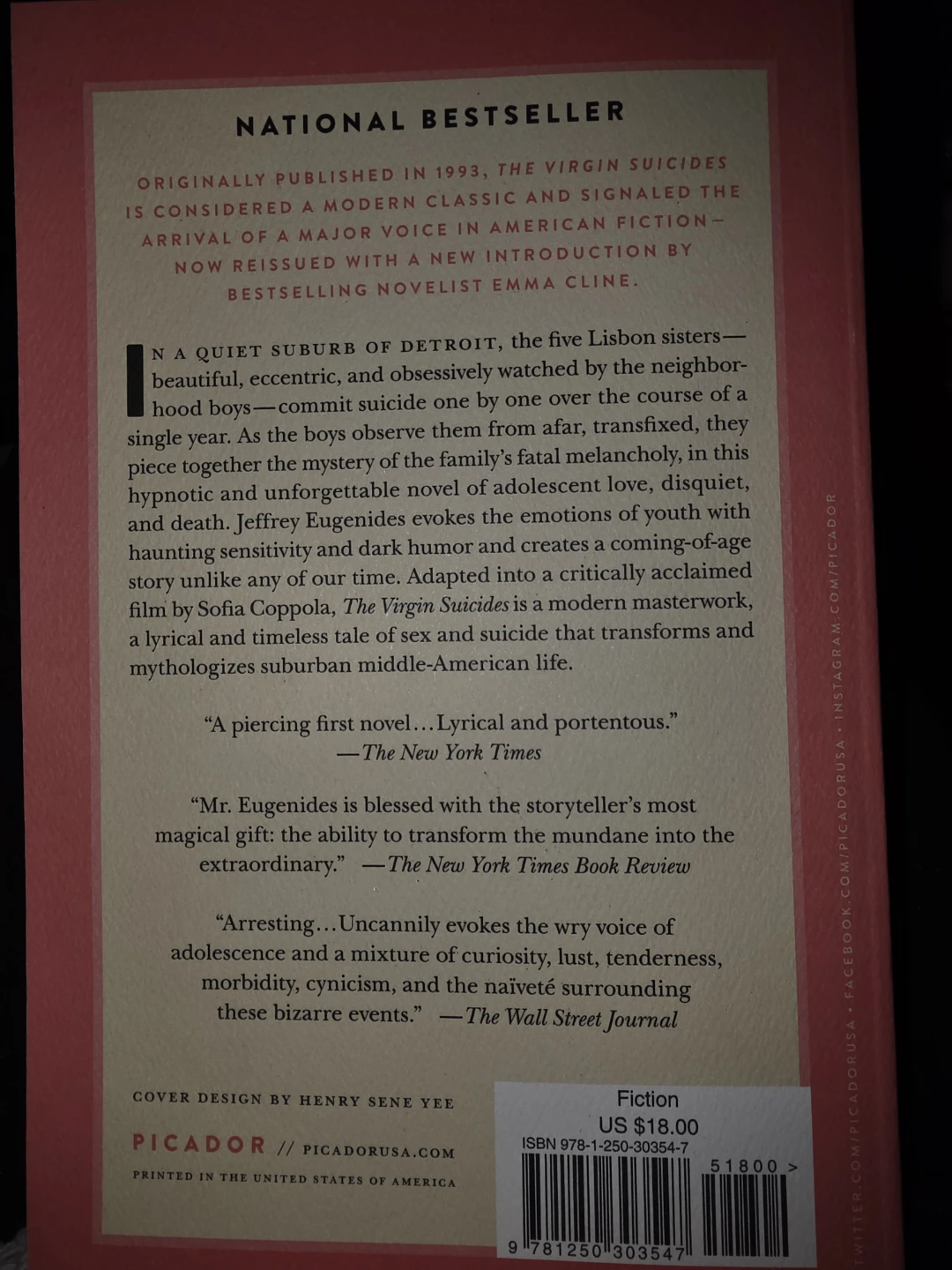 The Virgin Suicides by Jeffrey Eugenides (Anniversary Edition) - photo 2