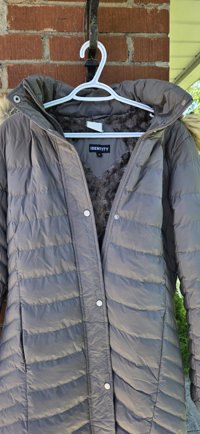 Identity Women's Puffer Coat with Fur Hood - photo 3
