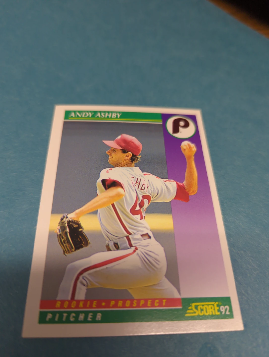 Andy Ashby Baseball Card ⚽