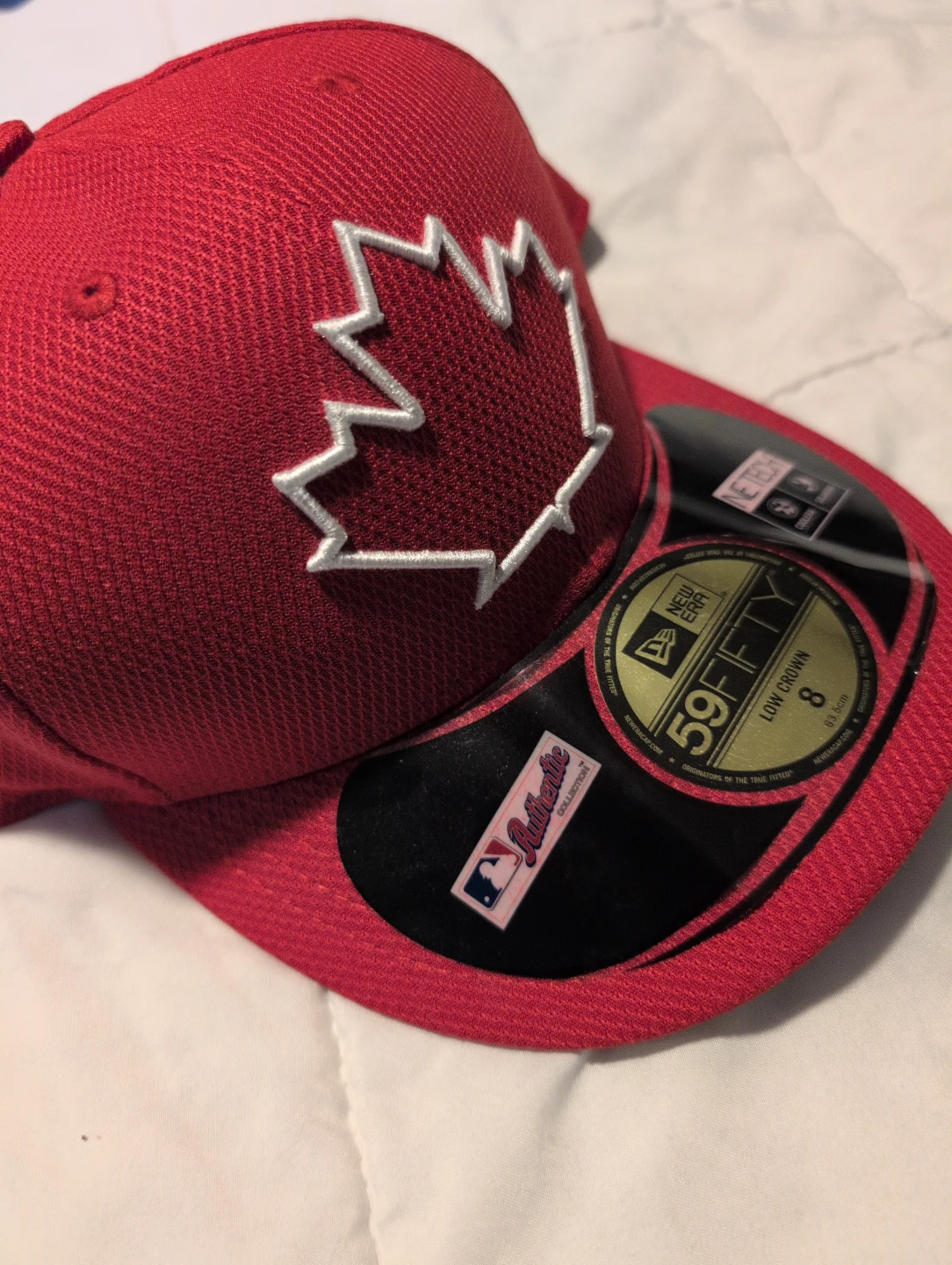 New Era 59FIFTY Low Crown Maple Leaf Baseball Cap Size 8 - photo 3