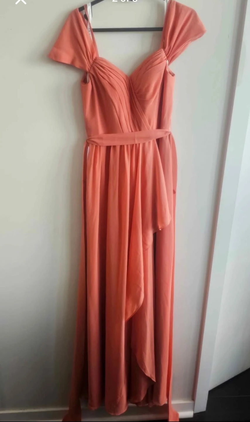 Azazie Coral Bridesmaid Dress - photo 2
