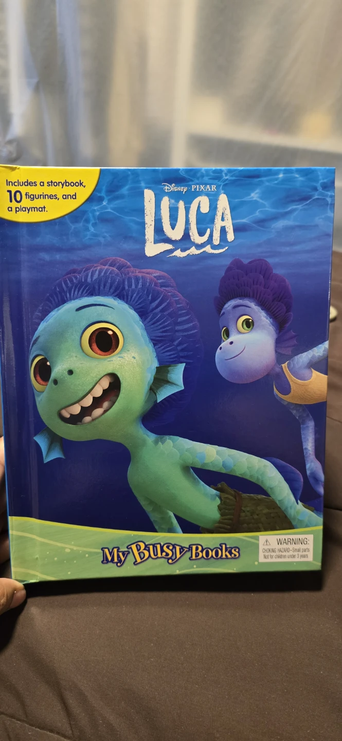 Disney Pixar Luca My Busy Books with Figurines and Playmat
