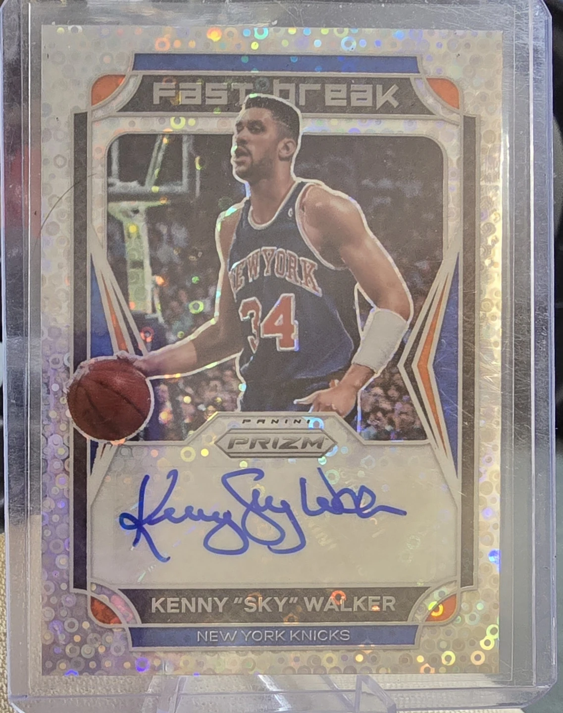 2021-22 Panini Prizm Kenny "Sky" Walker Autograph NBA Card