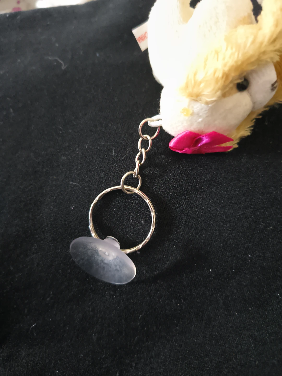 Plush Dog Keychain with Suction Cup - photo 4