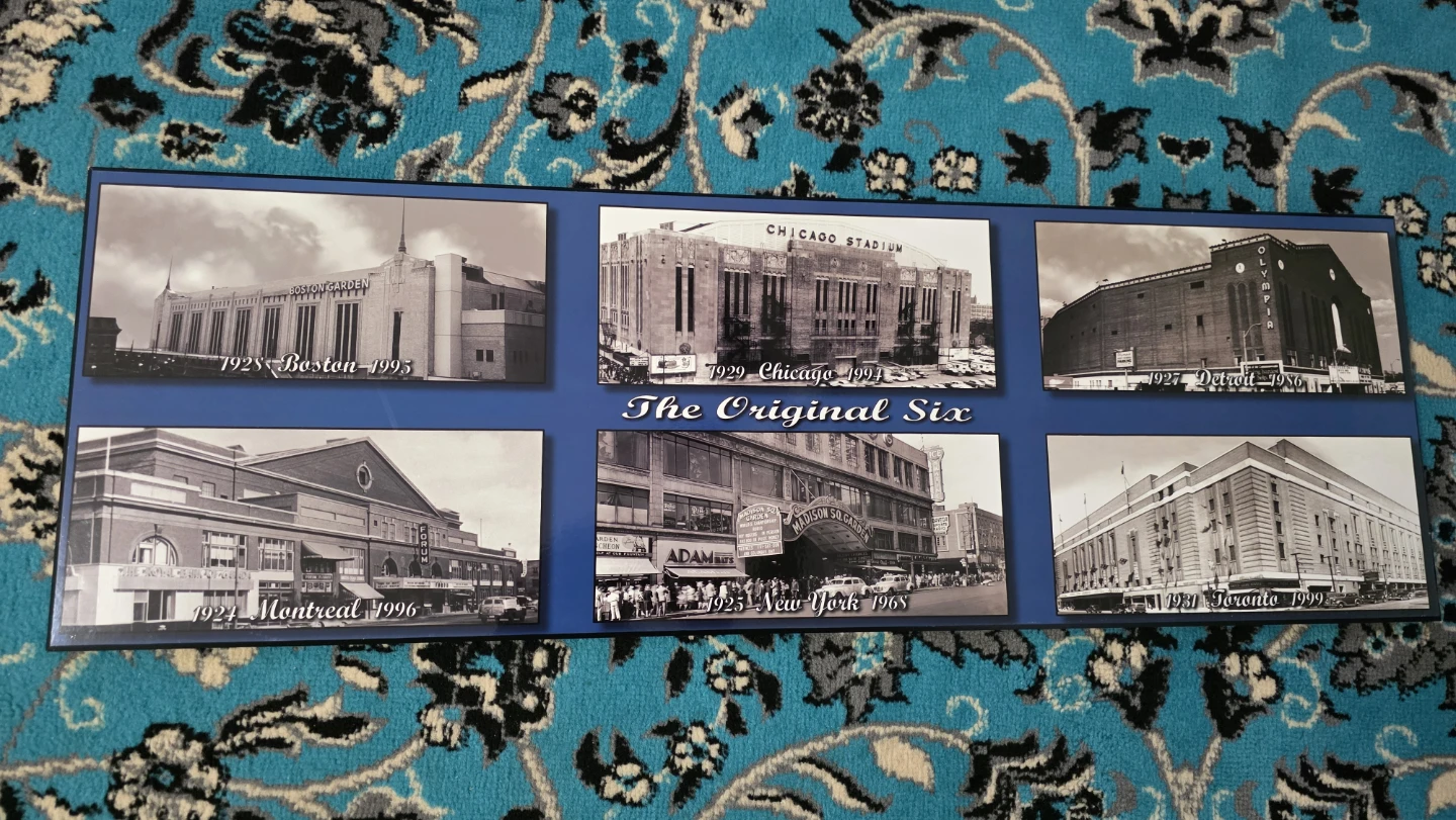 2 Original Six Arenas Print's - photo 4