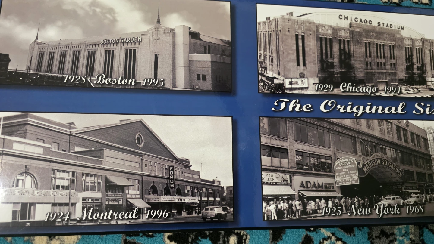 2 Original Six Arenas Print's - photo 5