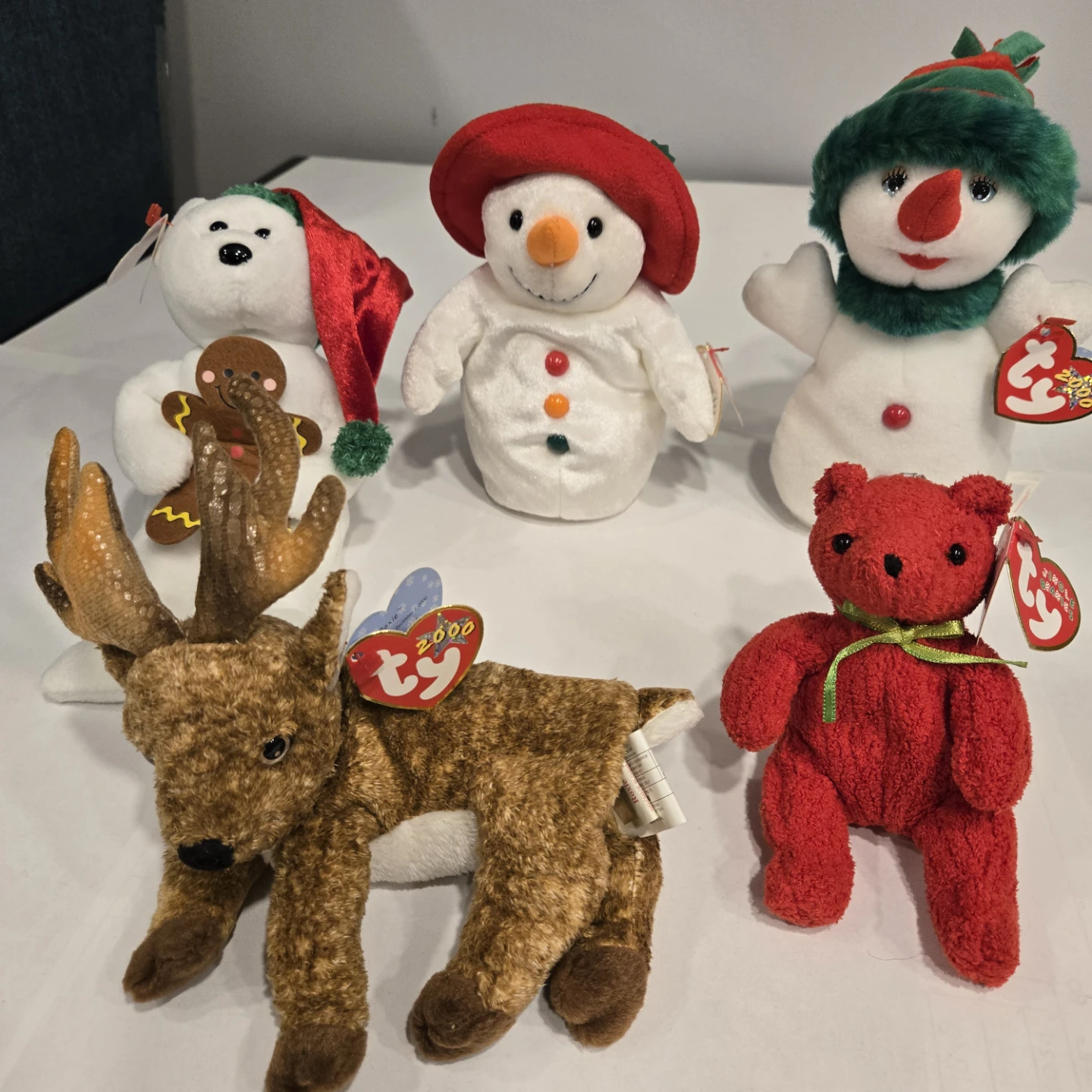 Ty Beanie Babies Christmas Collection Set