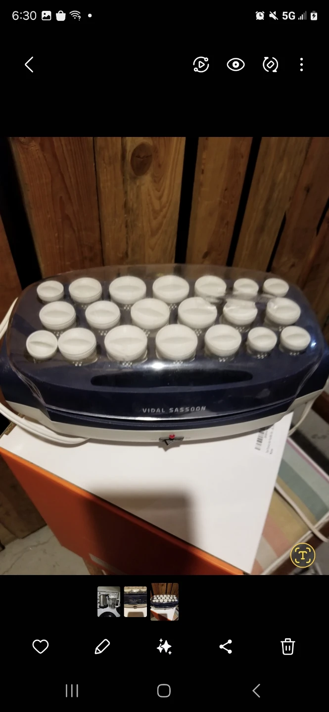 Vintage Vidal Sassoon Hot Rollers Set