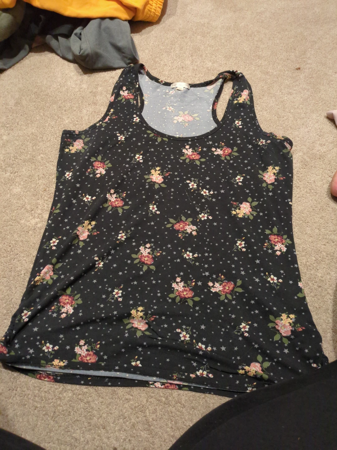 Women's Floral Tank Top 1X