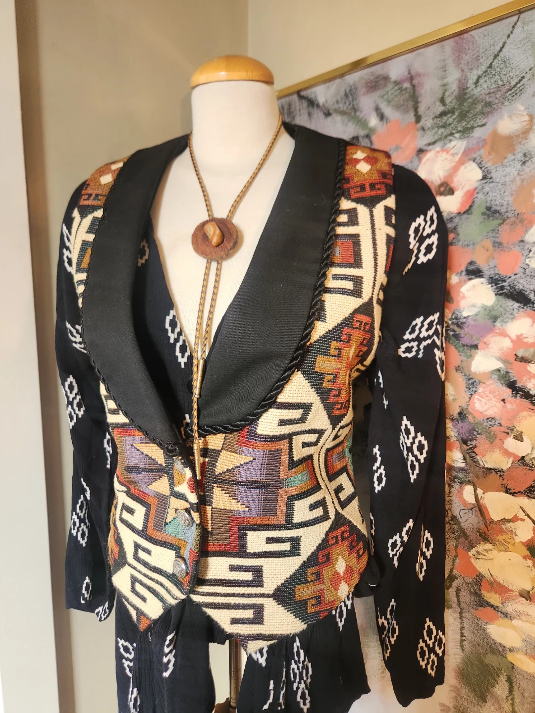 Southwestern Style adjustable vest!