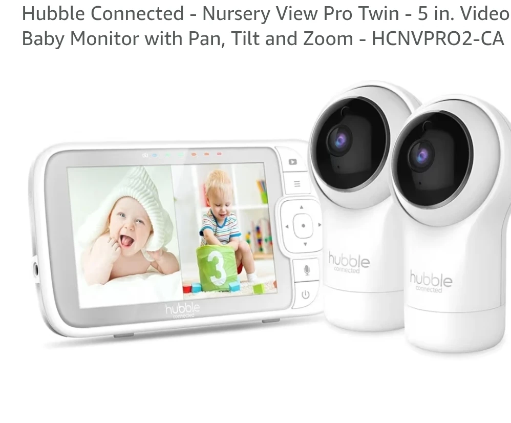 Hubble Connected Nursery Pal Twin 5" HD Baby Monitor - photo 3