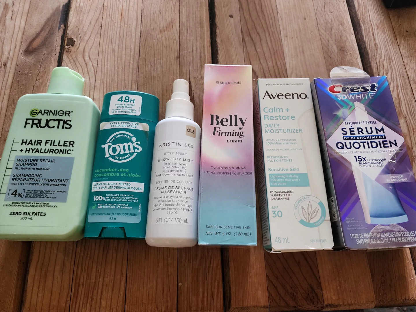 Bathroom hygiene items