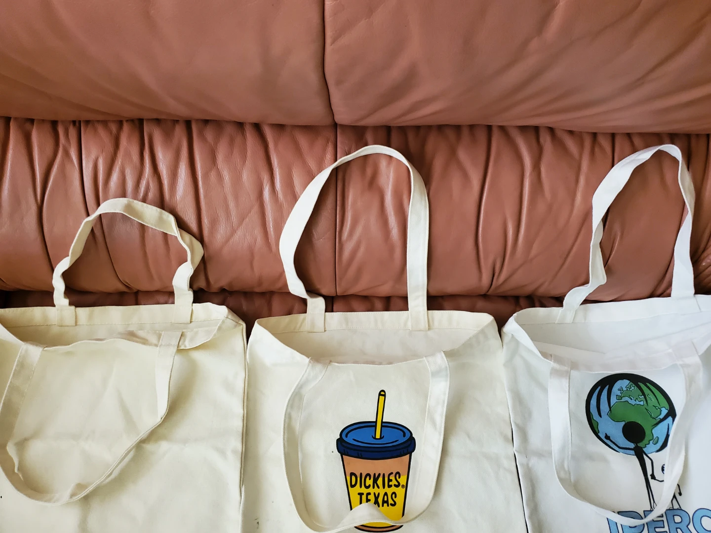 Set of 3 Canvas Tote Bags - photo 3