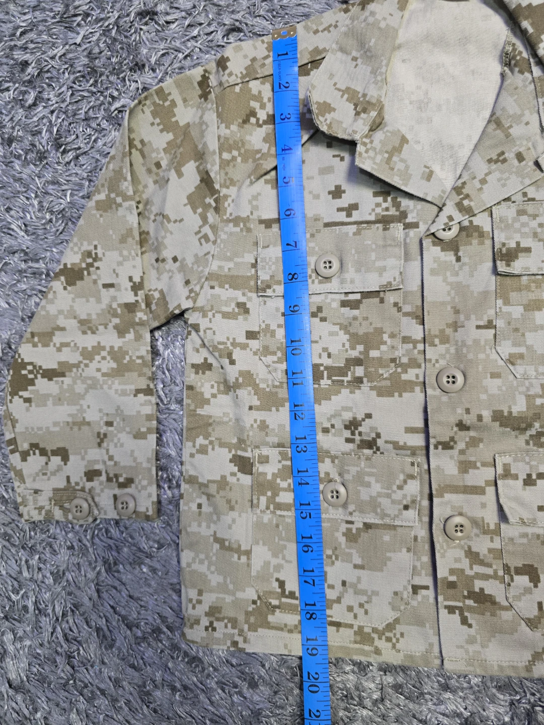 Desert Digital Camo Button-Up Shirt - Size 7 (XS-S Fit) - photo 5