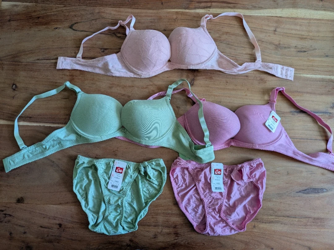 Two 2-Piece Bra and Panty Set Plus One Bra (38C)