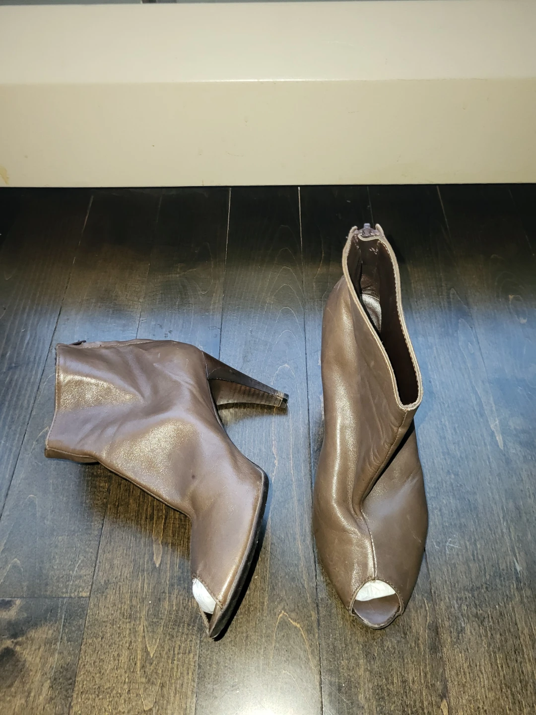 Minelli Peep Toe Booties - Size 39 - photo 2