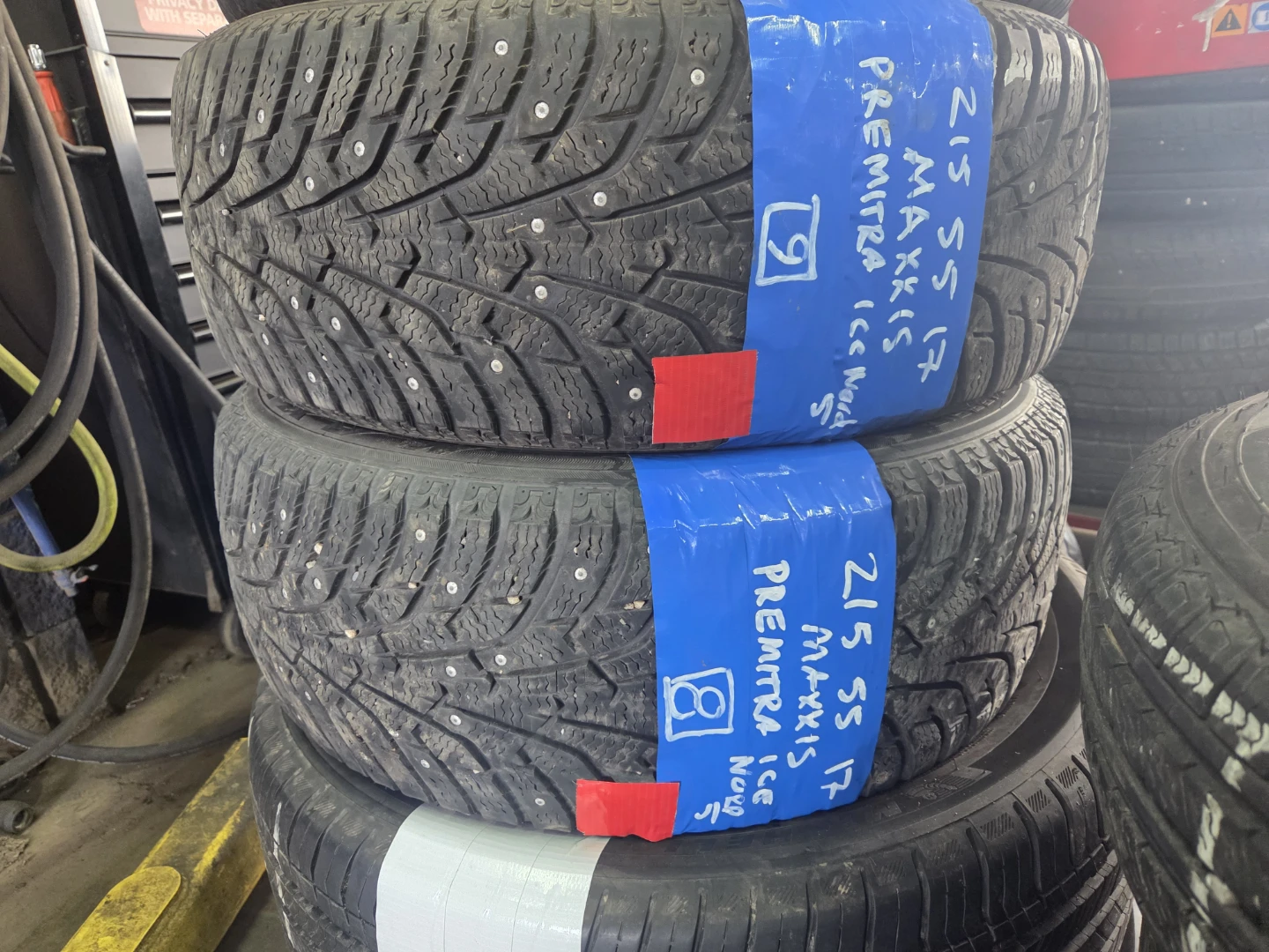 2 Maxxis Premitra Ice Nord Winter Tires 215/55R17
