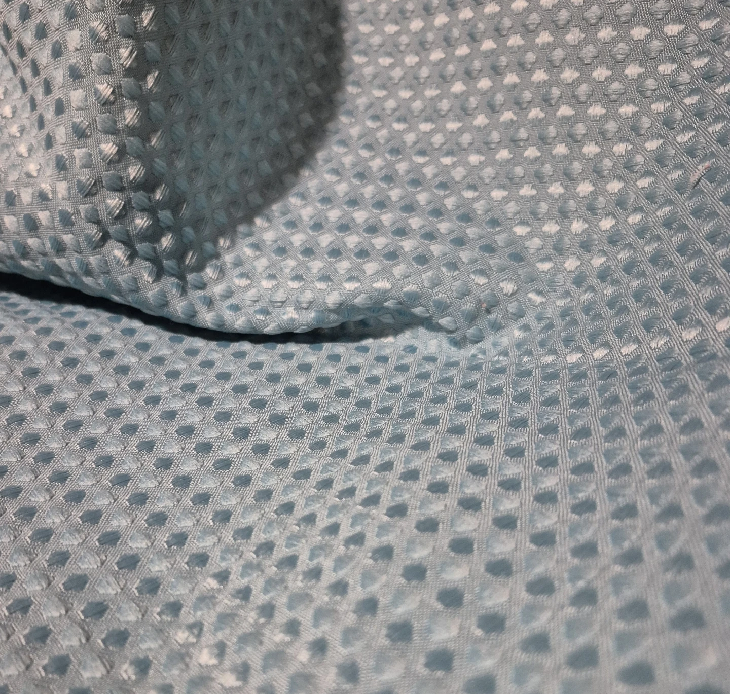 Teal Waffle Weave Shower Curtain - photo 2