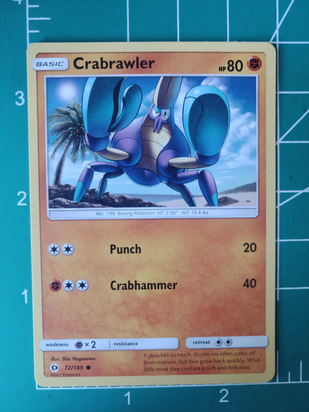 Pokemon Trading Card - Crabrawler