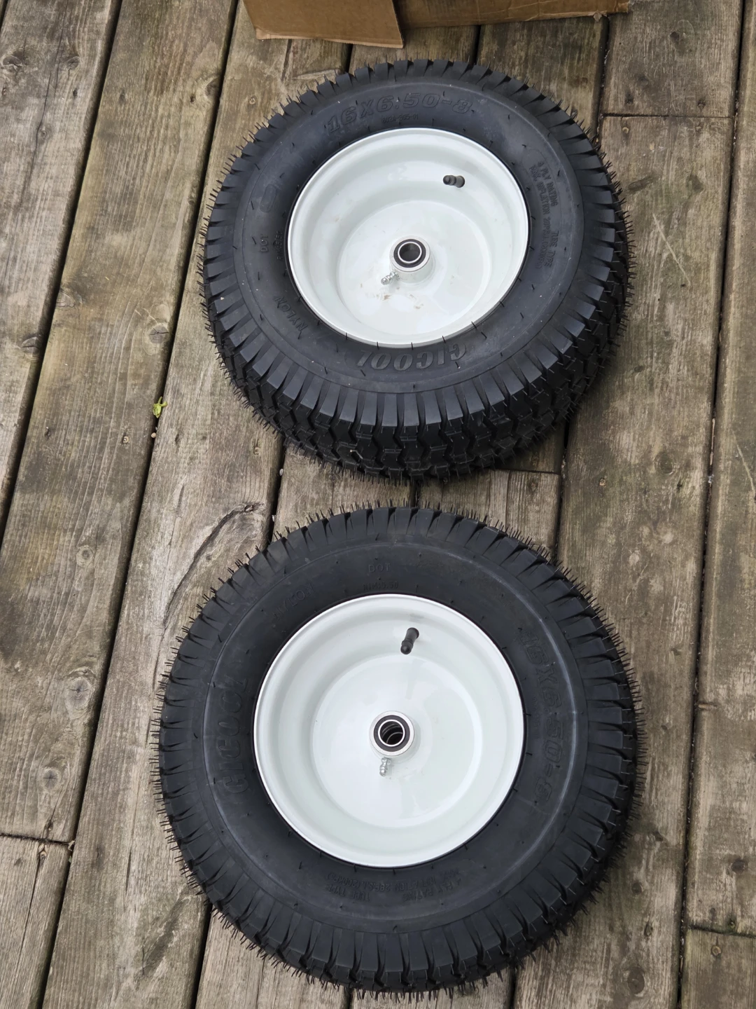 Brand New GICOOL 16x6.50-8 Pneumatic Tire & Wheel Assembly - photo 2