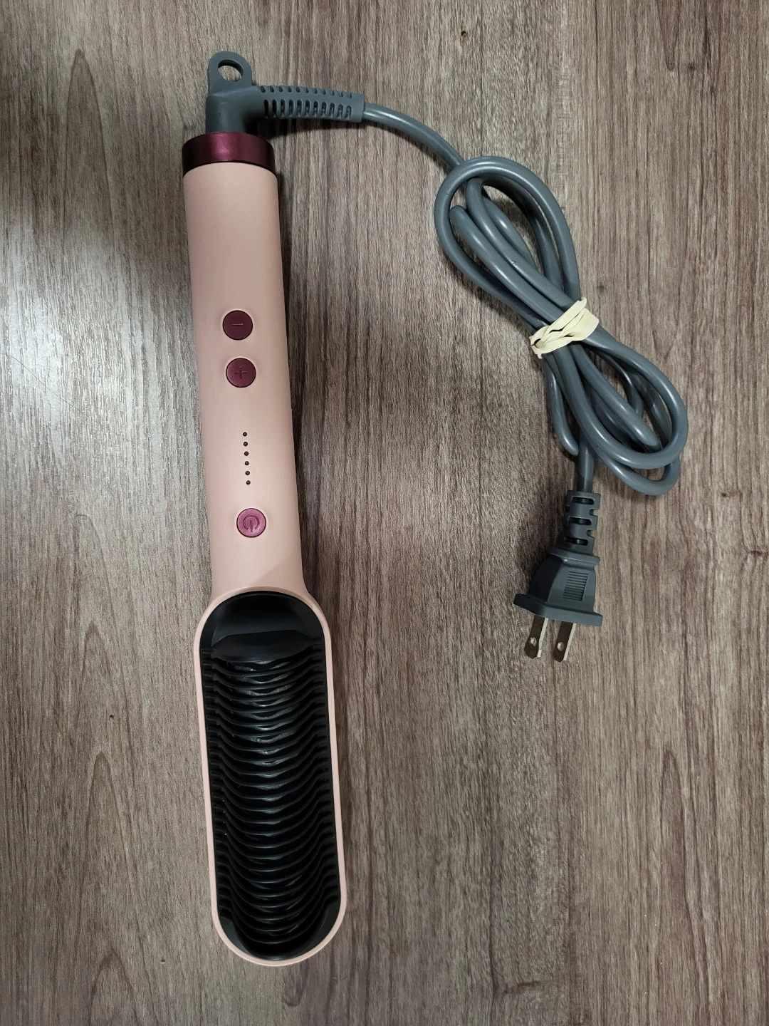 Pink ZS-380 hair Straightener Pro Brush - photo 2